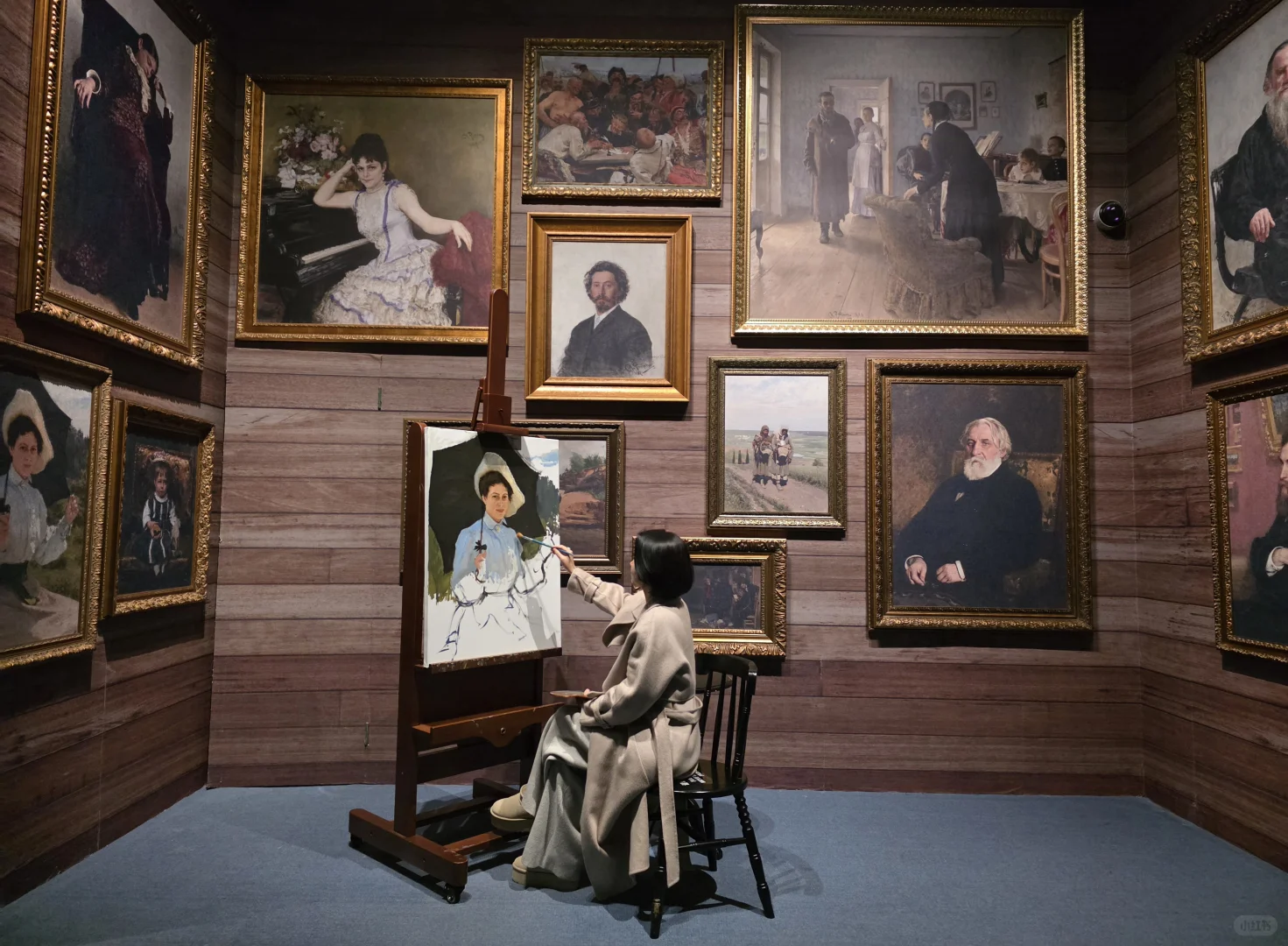 听着《图画展览会》，漫步列宾艺术特展