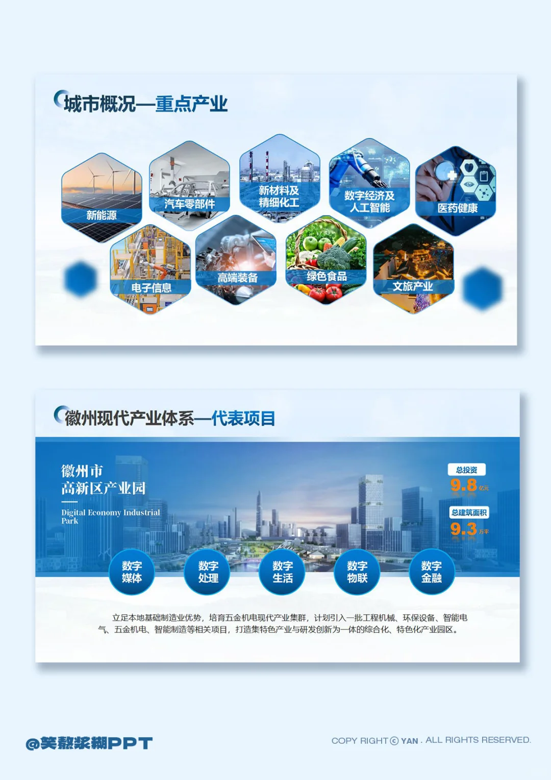 职场救星｜招商引资城市推介ppt模板来啦