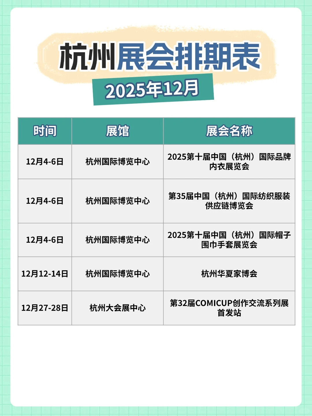 12月杭州看展指南！时尚、动漫、家装……