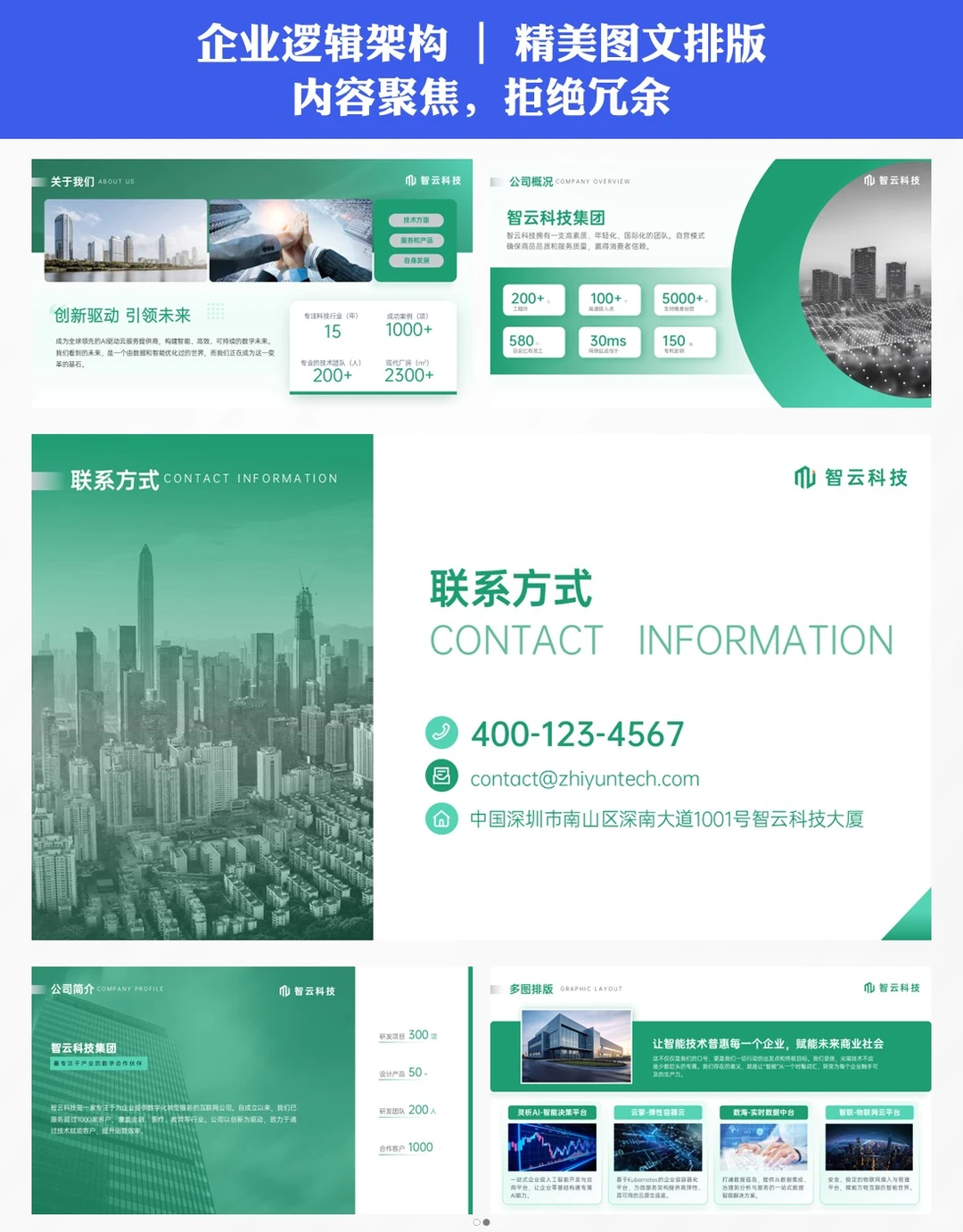 品牌形象ppt模板一键换装