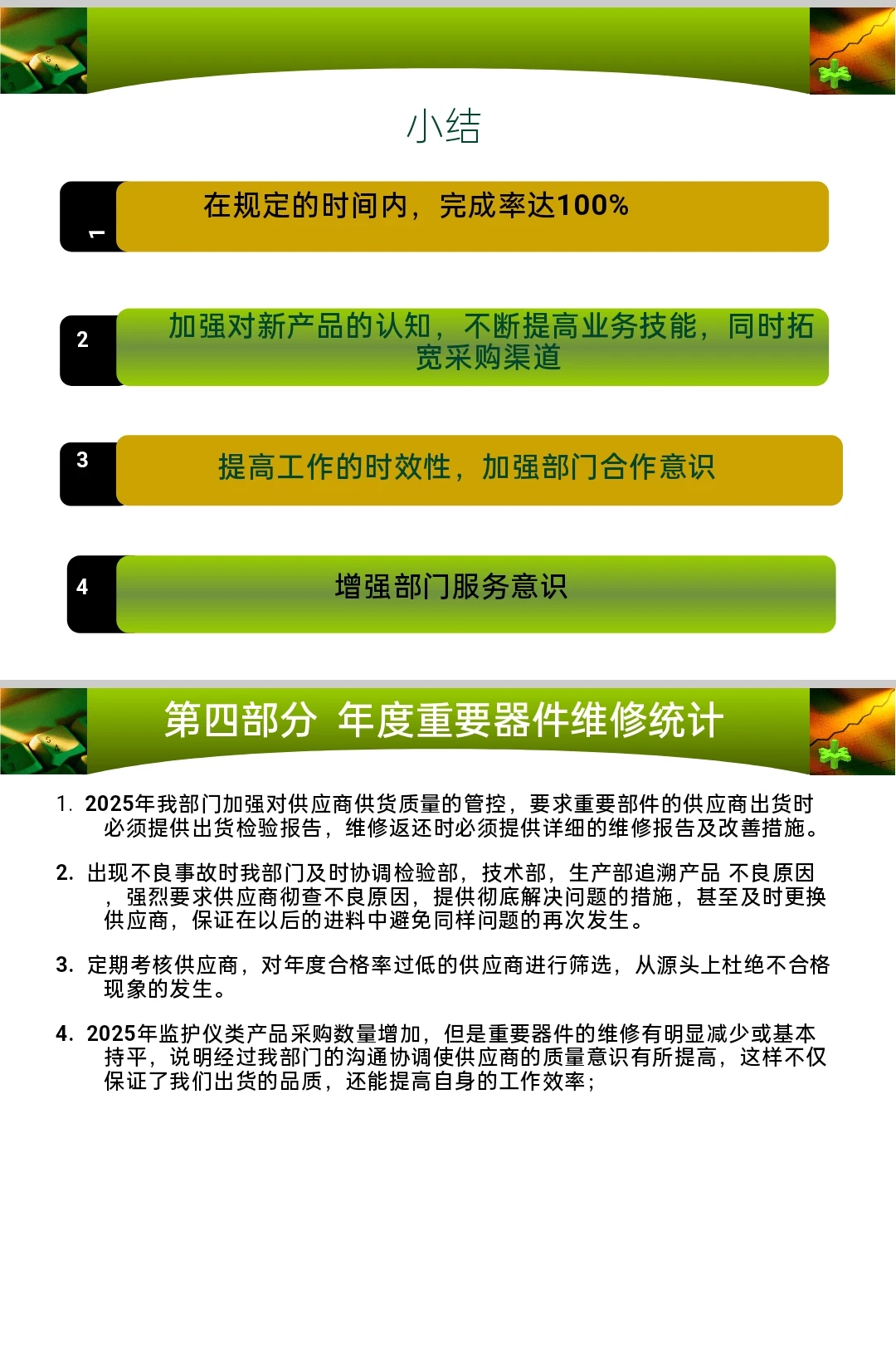 采购部年终总结，必须秀出硬实力