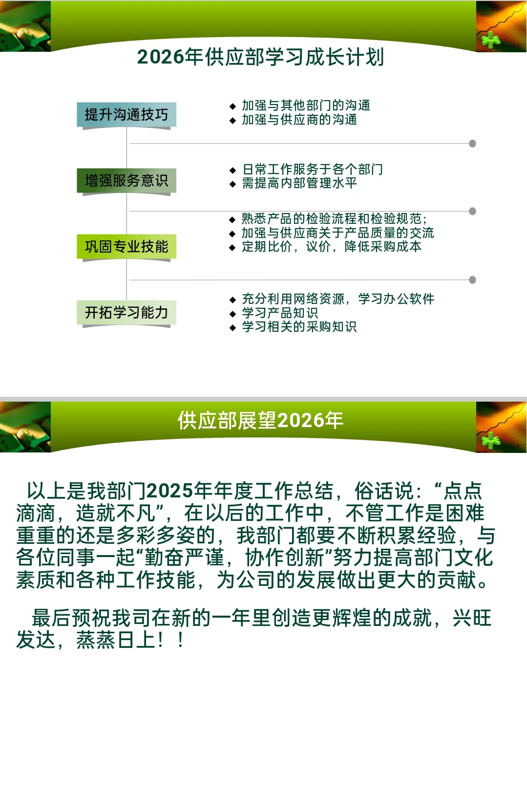 采购部年终总结，必须秀出硬实力