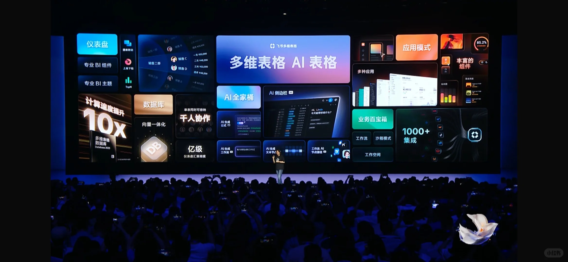 来到现场，参加飞书2025年新品发布会