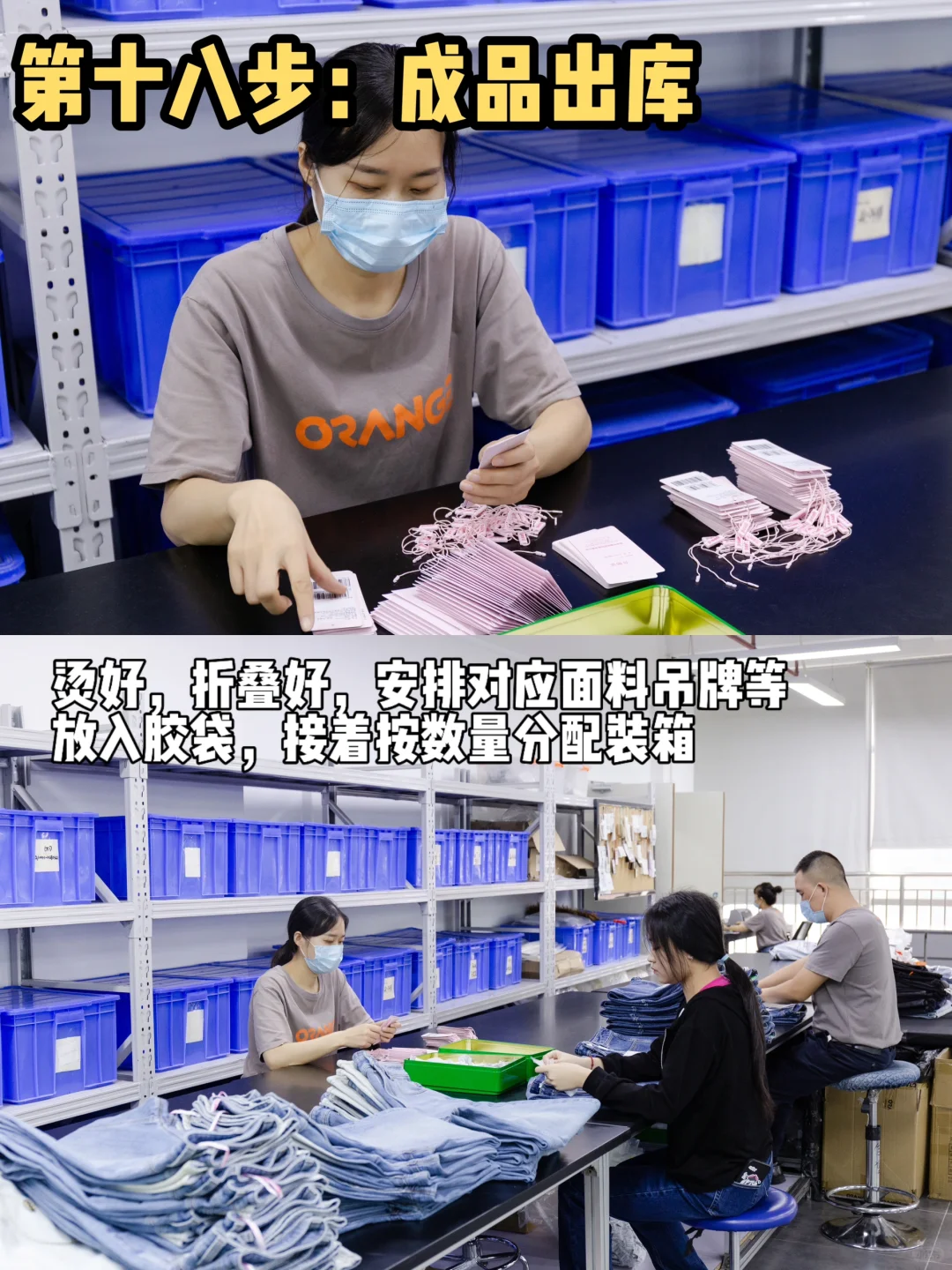怎么合作牛仔工厂？?生产流程大揭秘！2⃣️