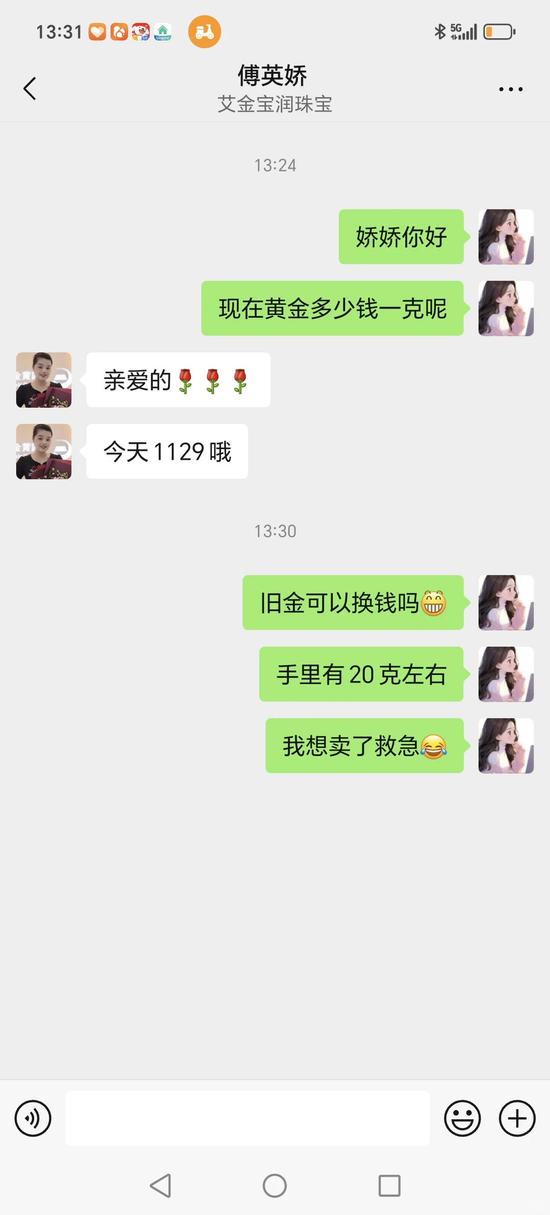 今日金价