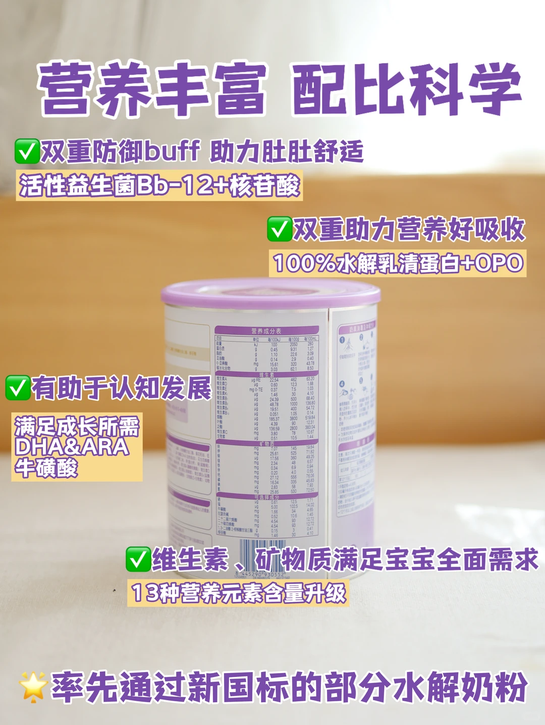 部分水解奶粉首选！这两款闭眼入❗️