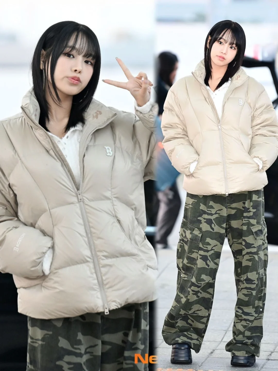 谁懂！韩国女爱豆把机场走成T台了