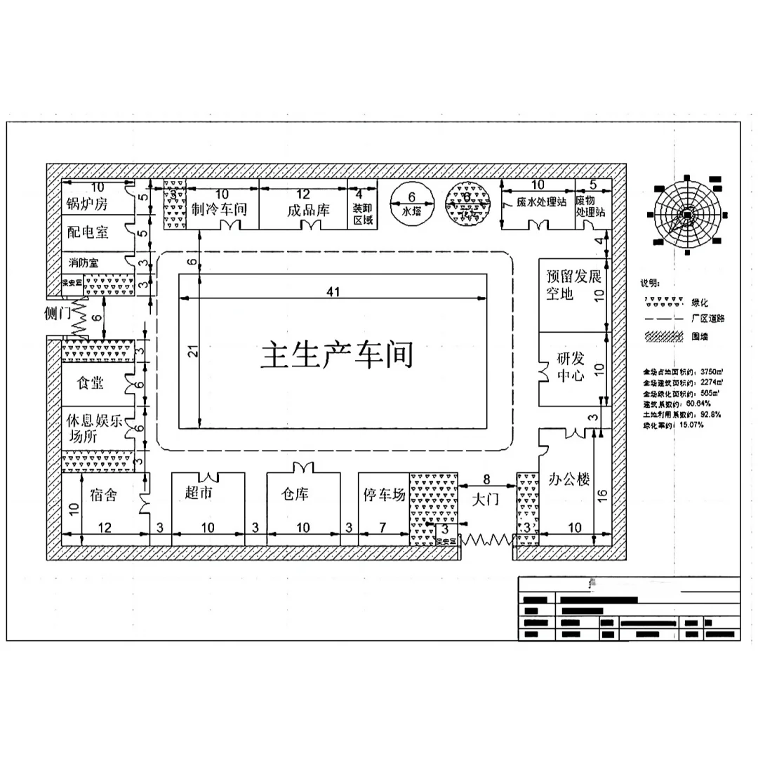 工厂平面图设计