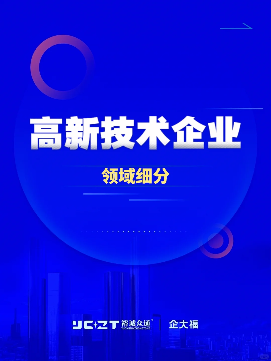 天呐太全了吧，高企领域细分，快收藏起来吧
