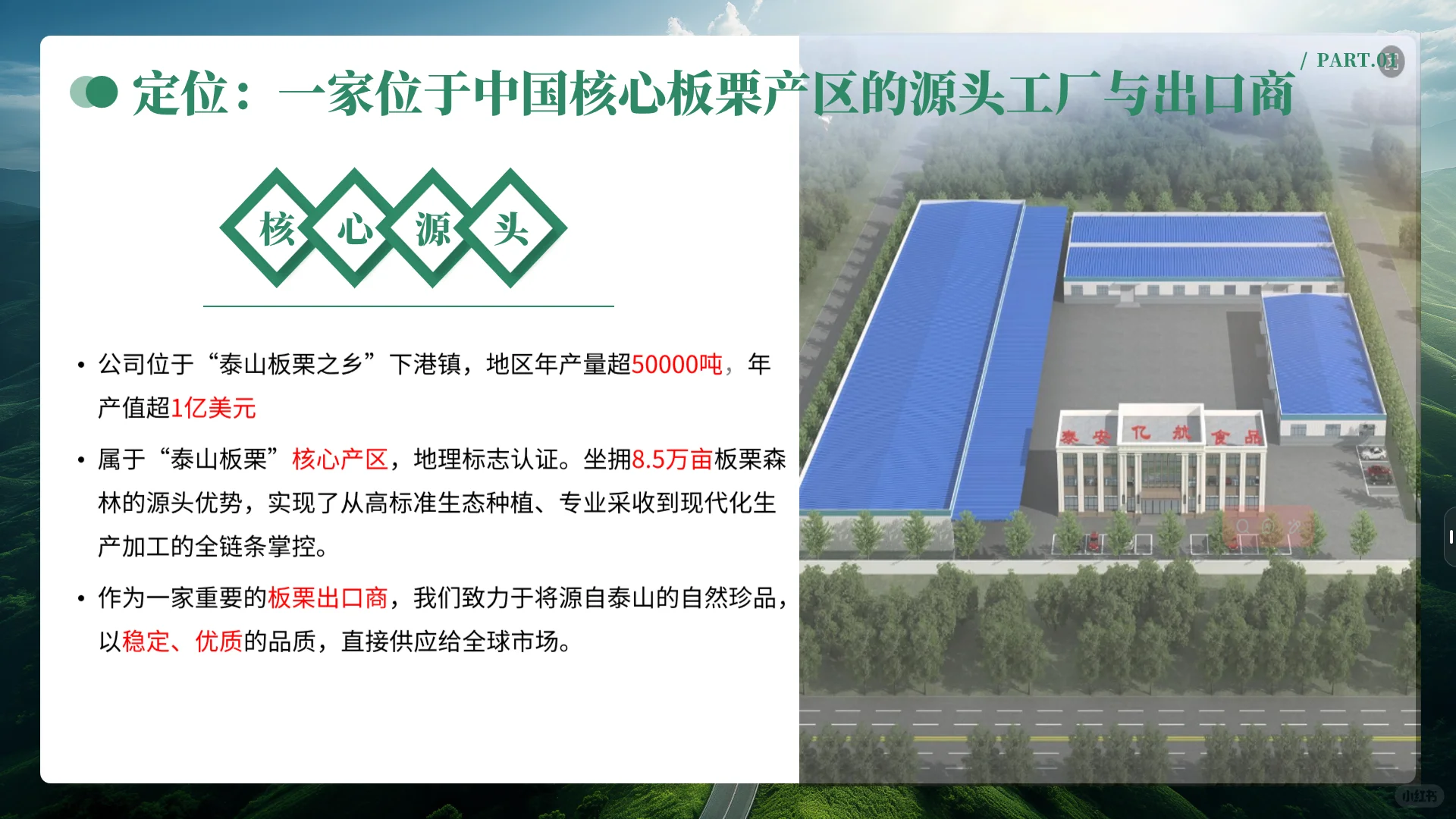 中国板栗工厂、板栗外贸企业