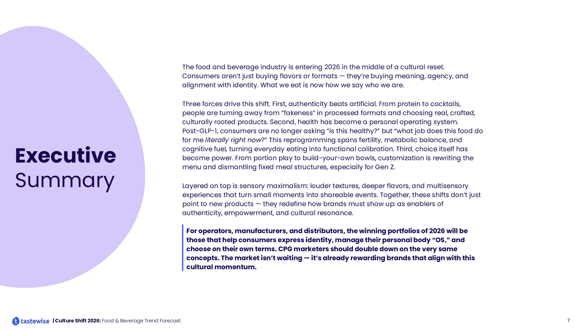 文化转变2026:食品饮料趋势预测(47页)