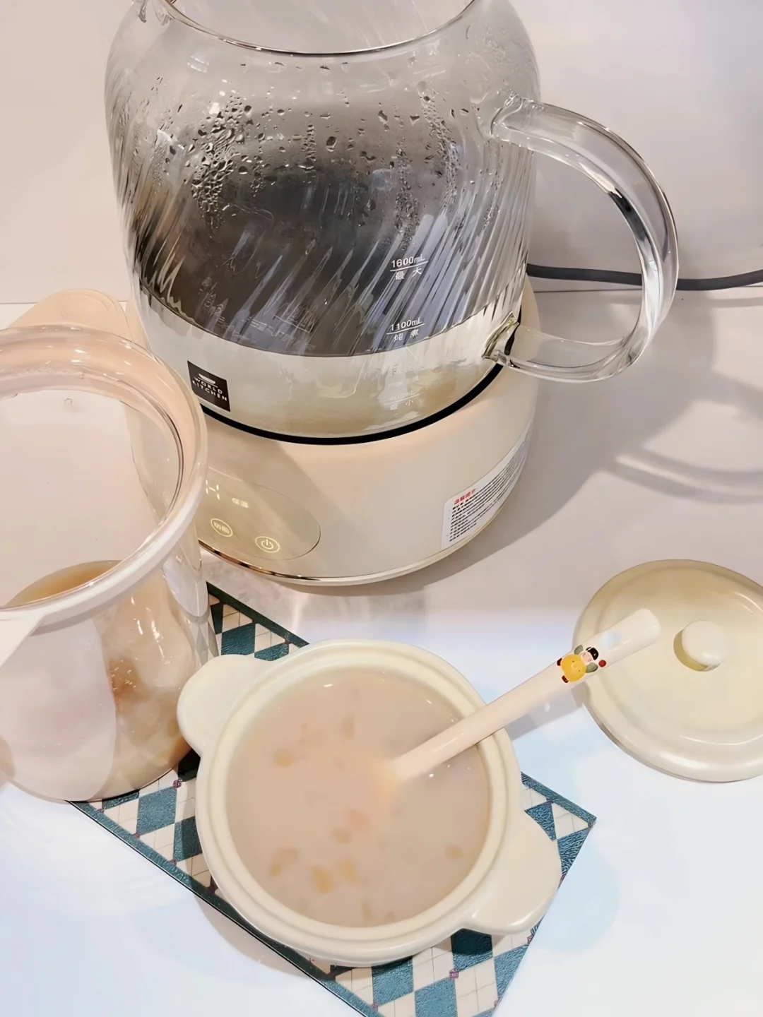 不买拼接壶买全玻璃养生壶，后悔了吗