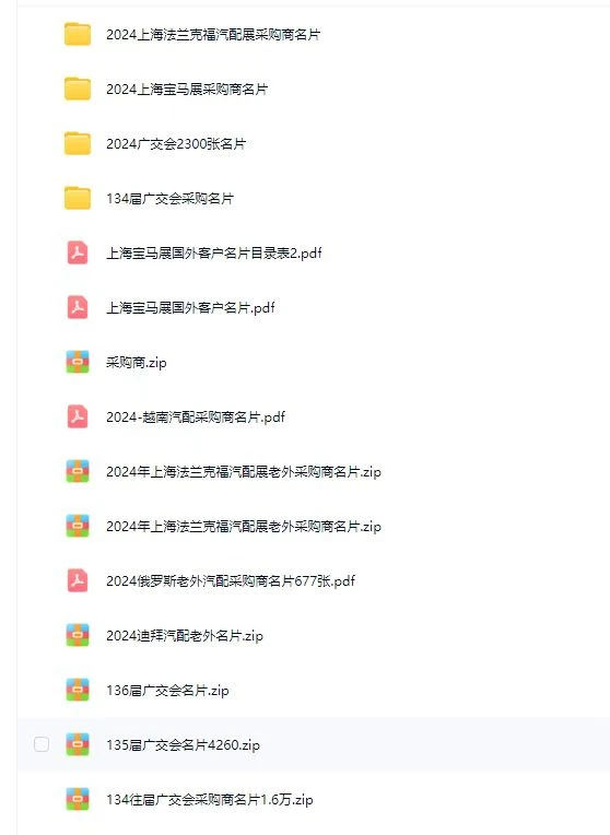 广交会老外采购商资源 助力外贸精准开发