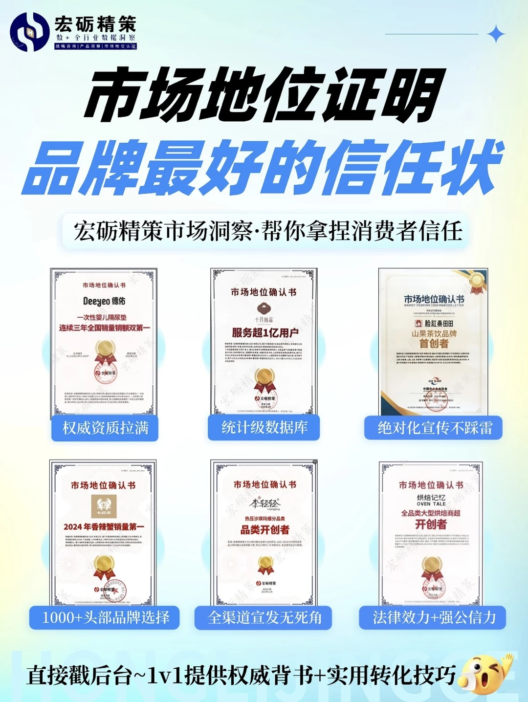 品牌信任背书天花板！宏砺太懂企业需求！