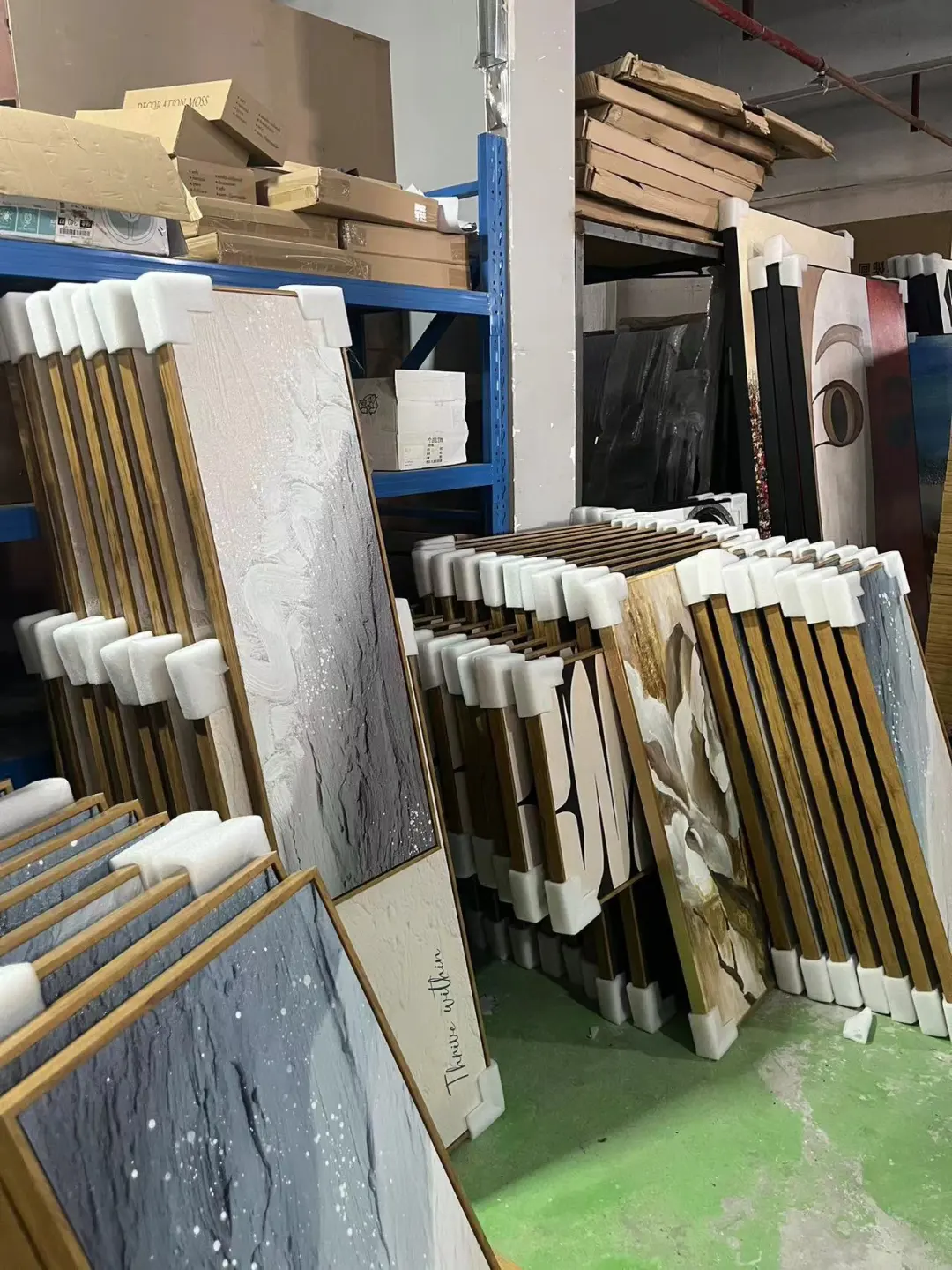 真实装饰画工厂实拍｜设计师强推的挂画工厂