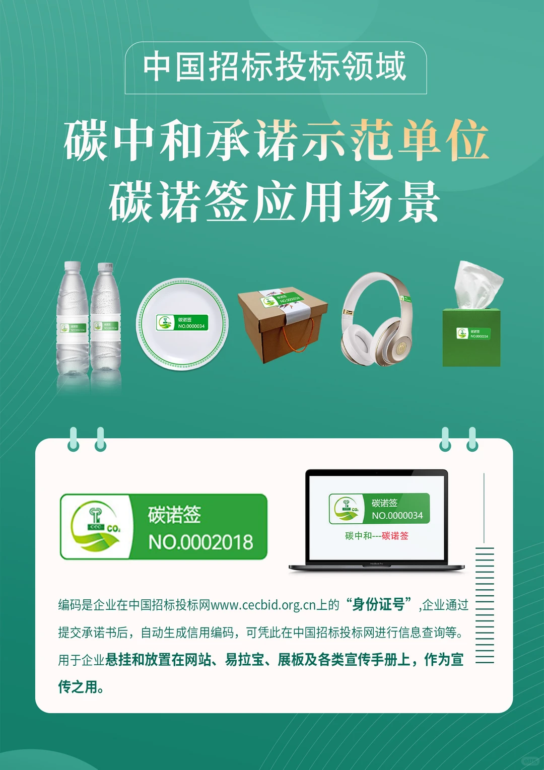 推动绿色招标采购-碳中和承诺示范单位