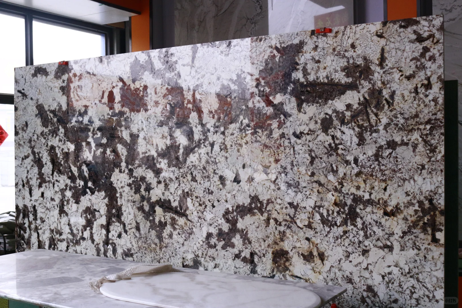 挖到宝? 这家石材店把自然搬进了展厅