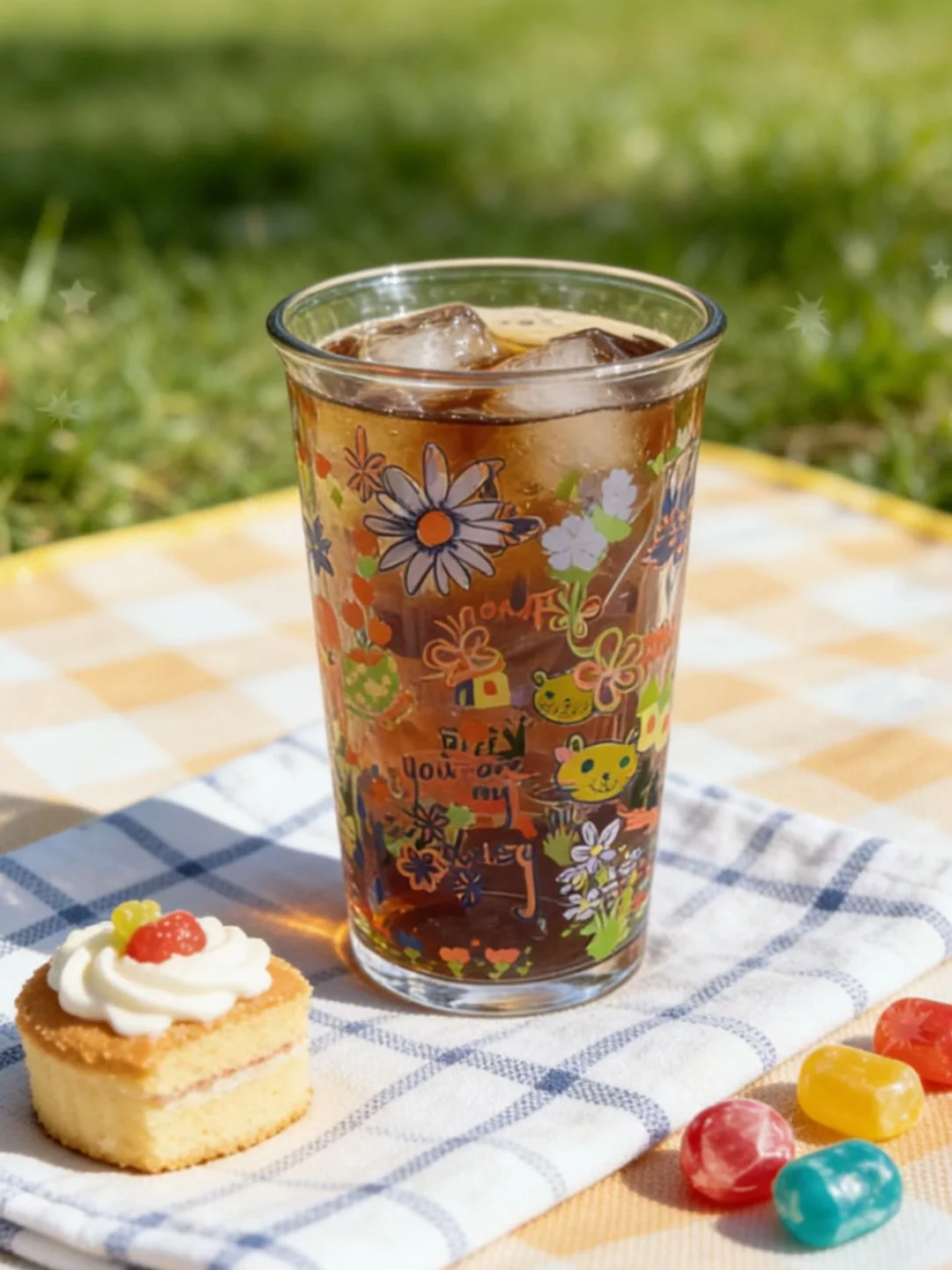 好喜欢它✨这个涂鸦玻璃杯