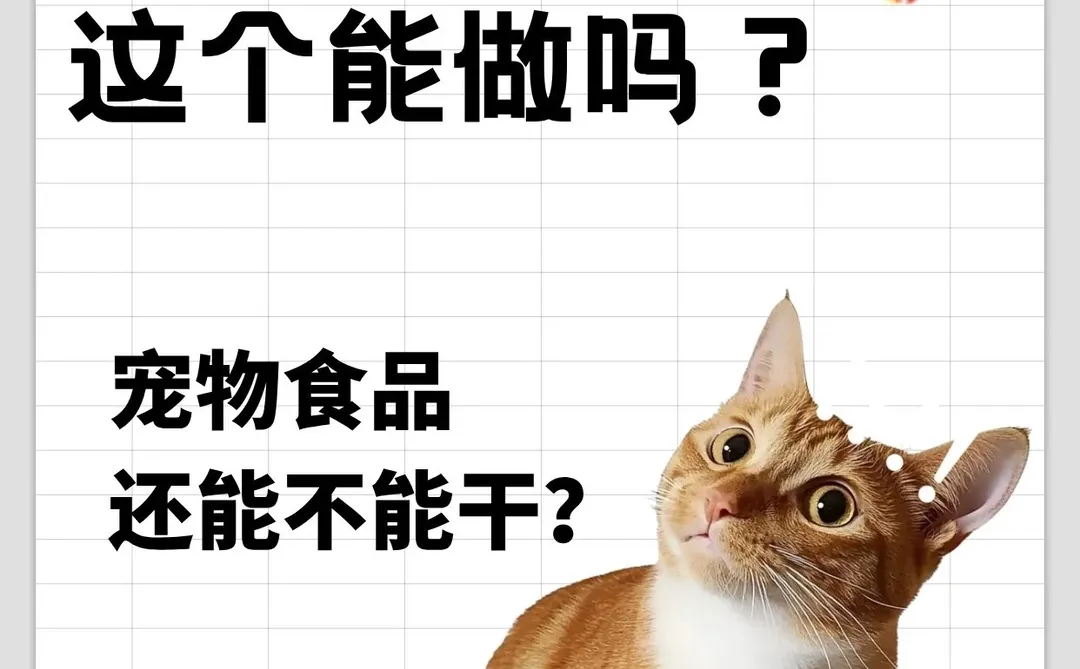 宠物食品还能不能干？