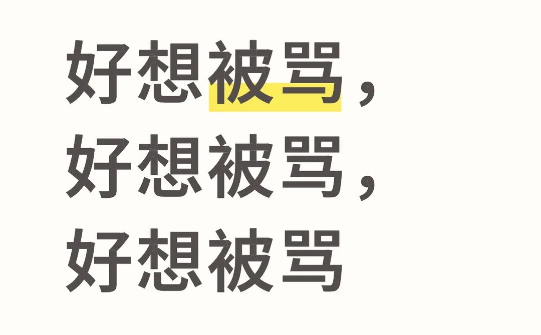 骂我