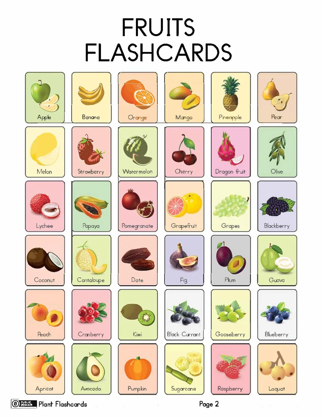 亲子英语和孩子一起学英文水果蔬菜植物