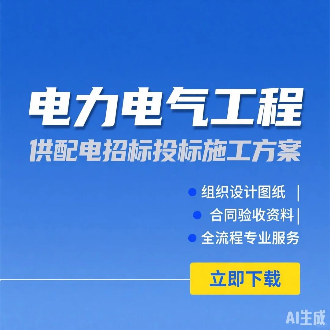 电力电气工程｜招投标施工方案全解析