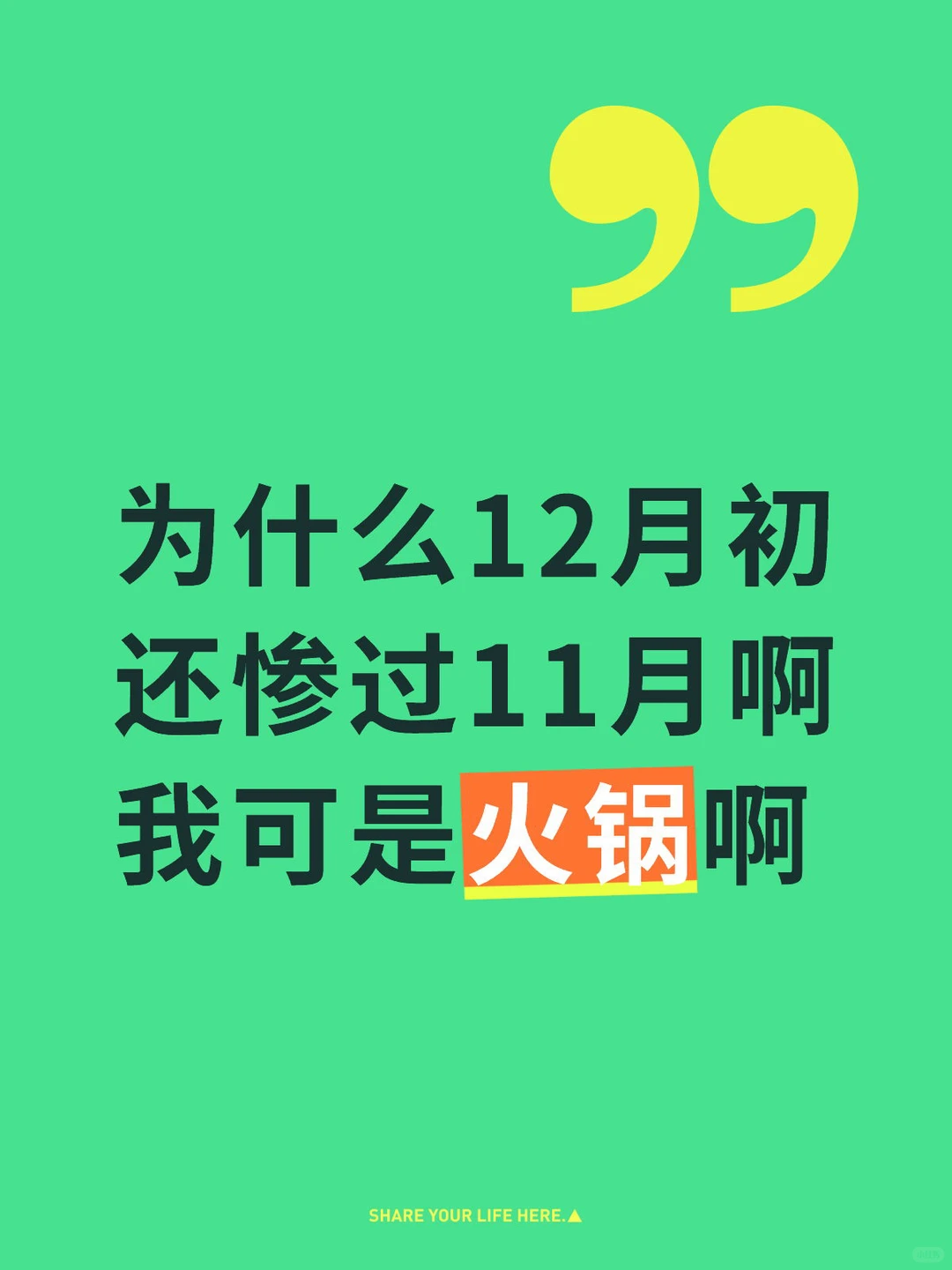 太难了 真的扛不住 12月还比11月差