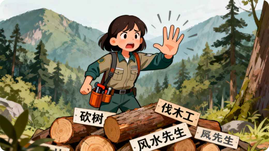 哒咩！林业人真的不是砍树的！?‍♀️