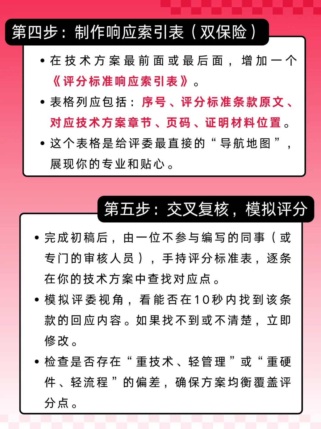 BIM标书最大的坑 技术方案和评分标准对不上
