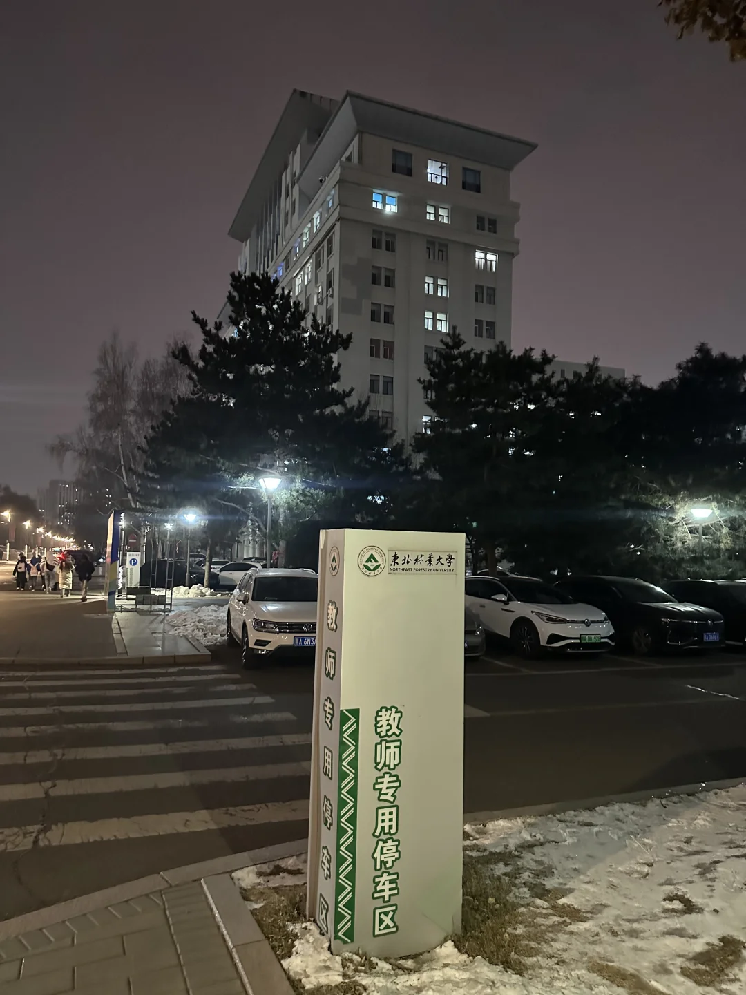 天！我发现哈工大的路灯会投校徽！?