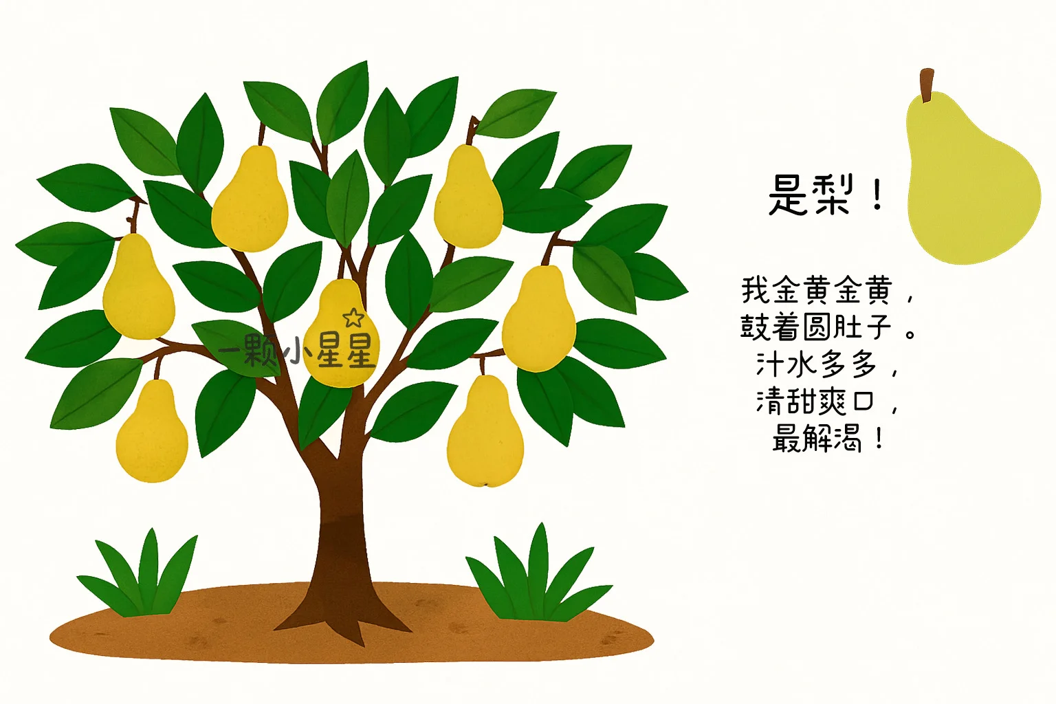 儿童科普常识绘本故事|谁在果园里认识水果