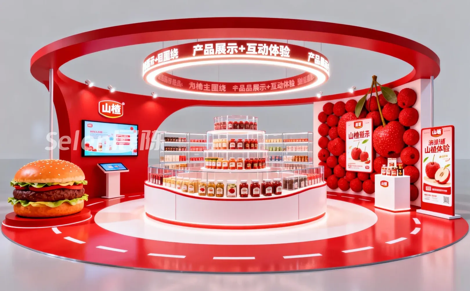 食品展台丨糖酒会创意设计