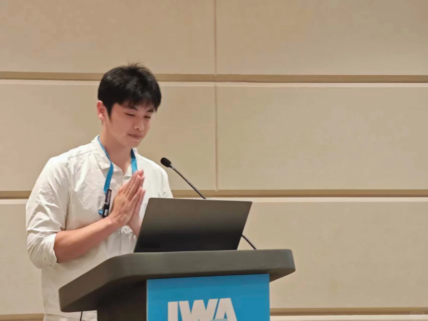 我的第一次国际会议发言，完成！✨