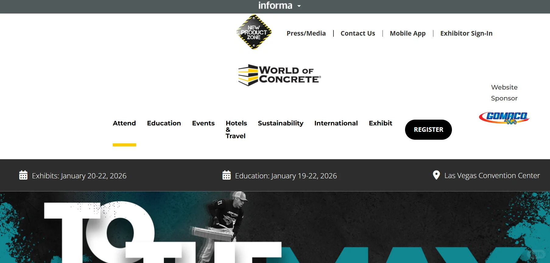 混泥土展中的风向标！