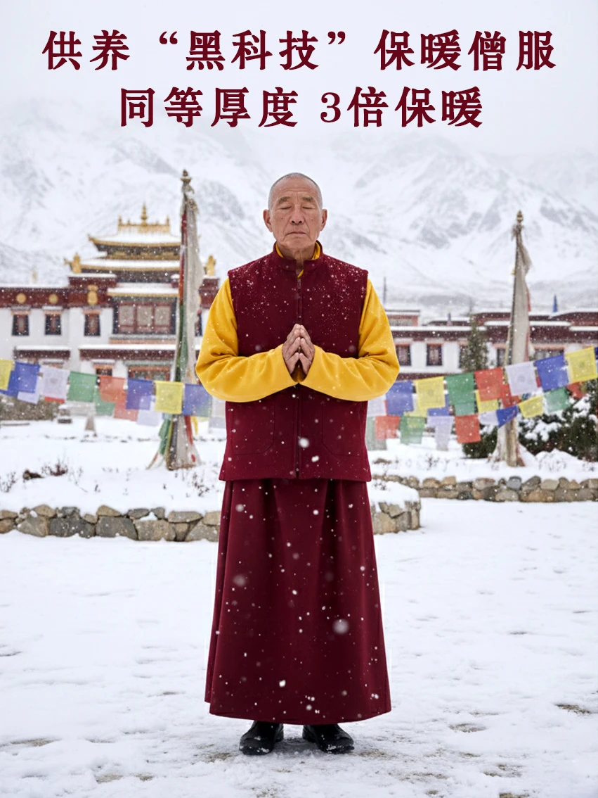 离相衣｜温暖的供养 -25℃清晨打坐不再寒冷！