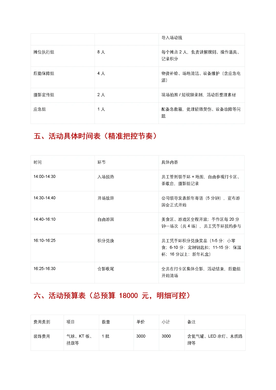 庆祝元旦迎新游园会策划方案