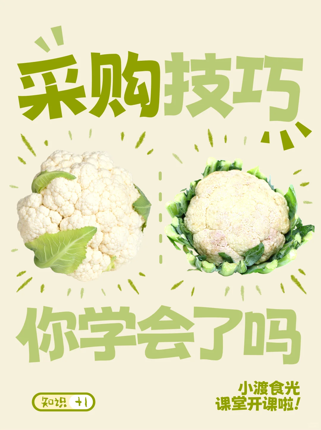 ?采购技巧|你会挑花菜吗？