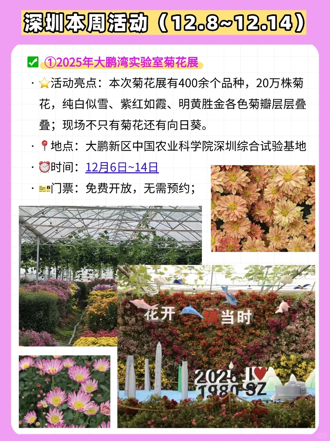 12月8日-14日，深圳一周活动汇总??