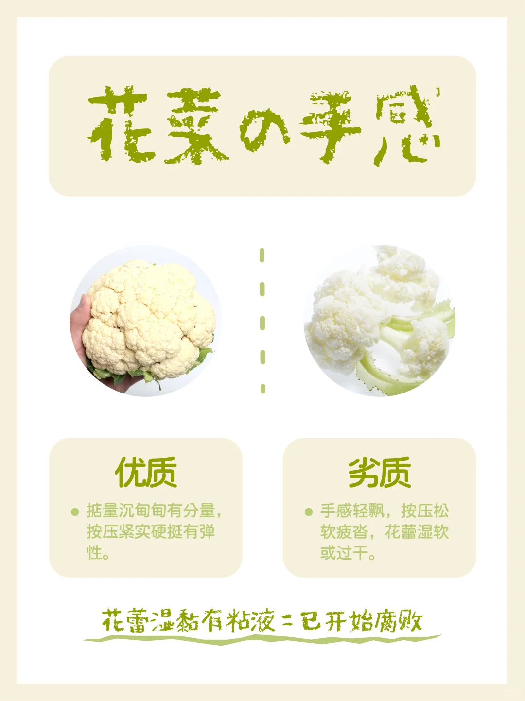 ?采购技巧|你会挑花菜吗？