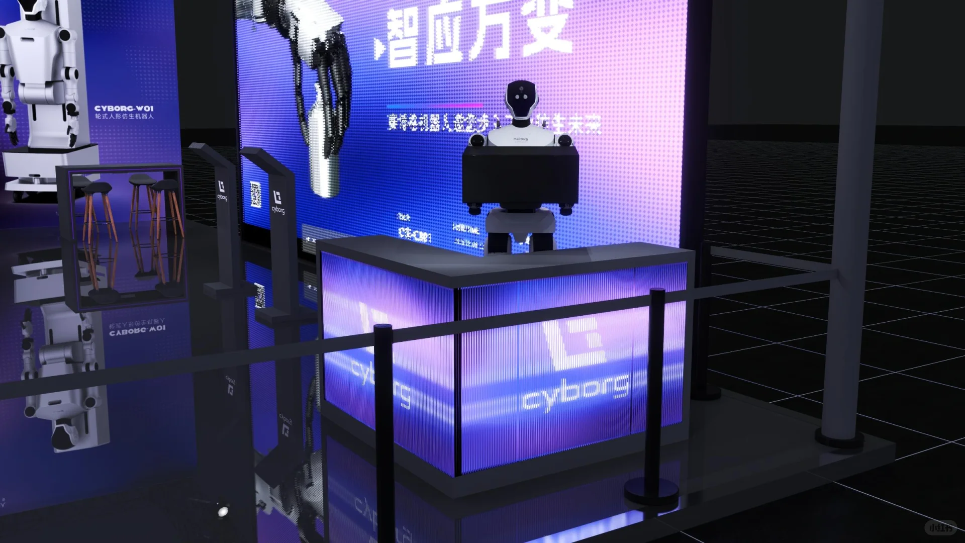 【郡德会展】2025高博会 | 赛博格机器人