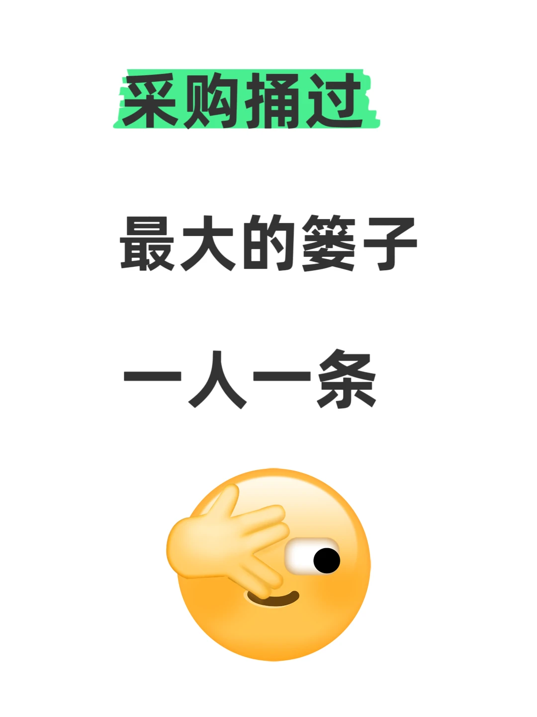 采购捅过最大的篓子是什么？