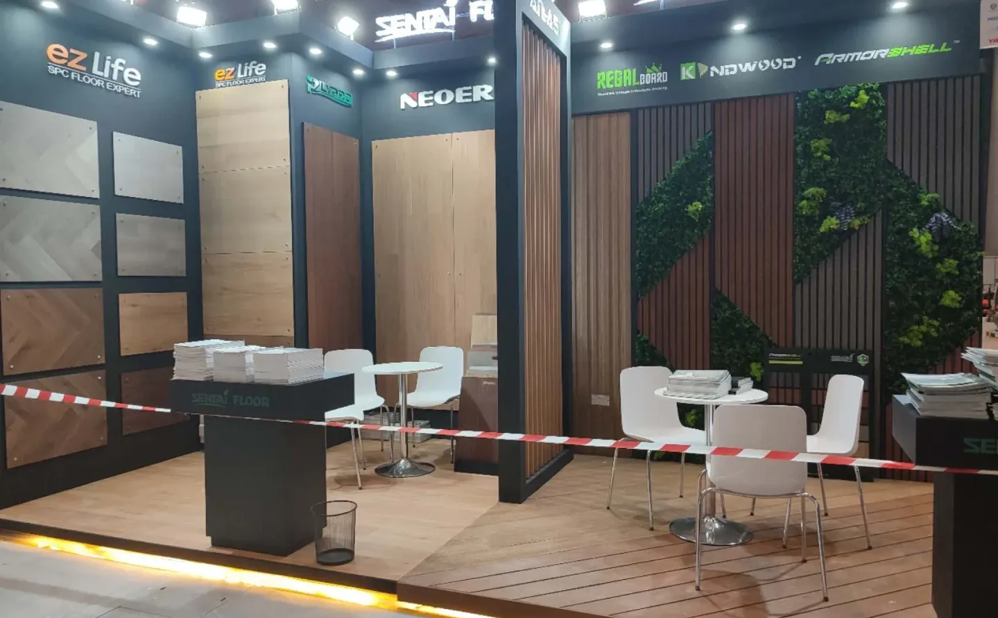 卡塔尔建材展现场直击！ 施工过程大公开