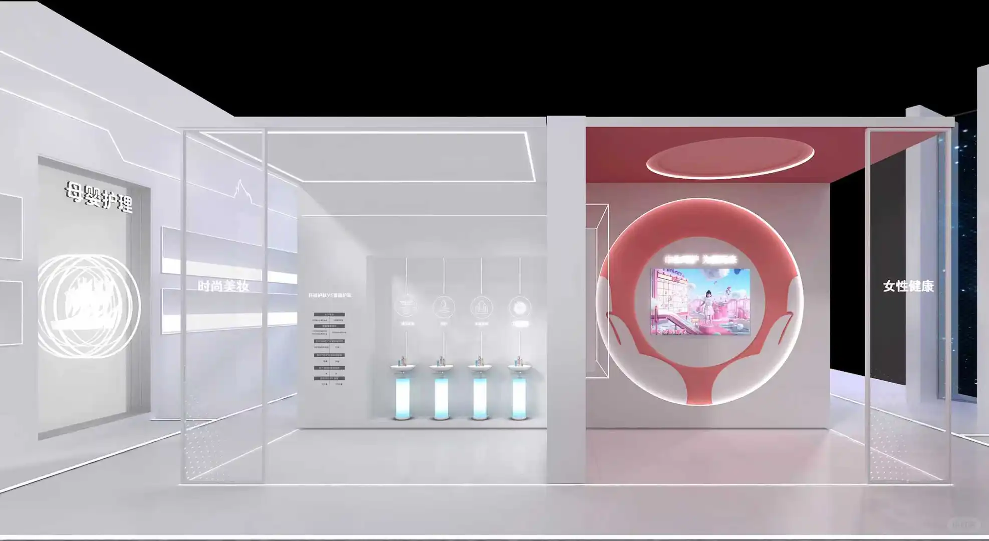 专业级展台设计搭建范本，252平婴童展