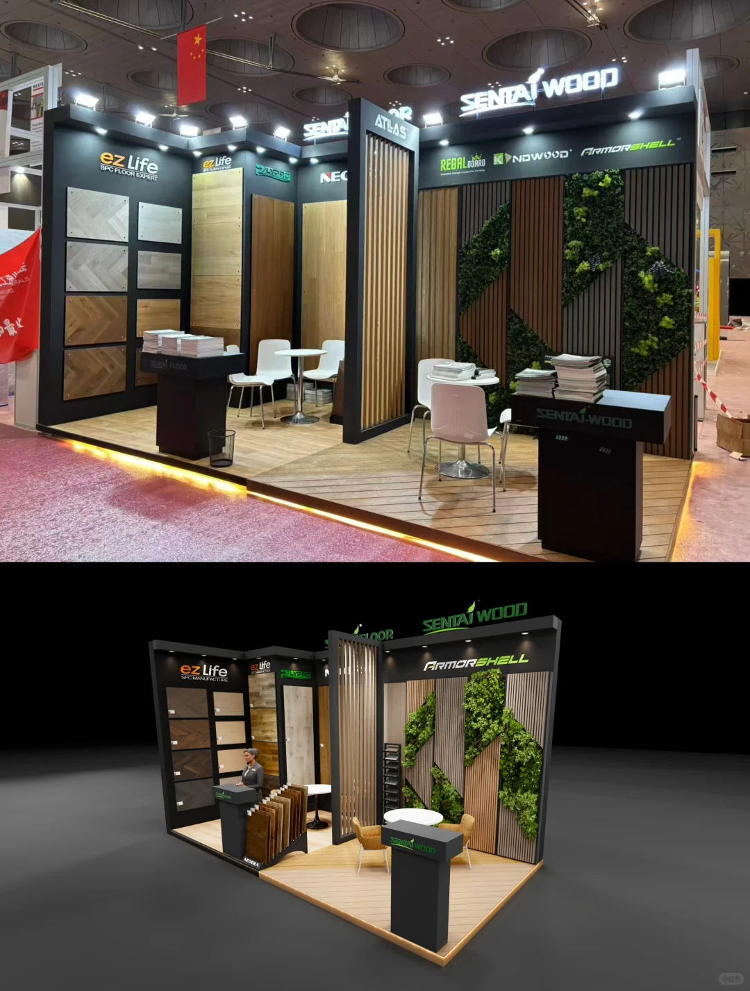 卡塔尔建材展现场直击！ 施工过程大公开