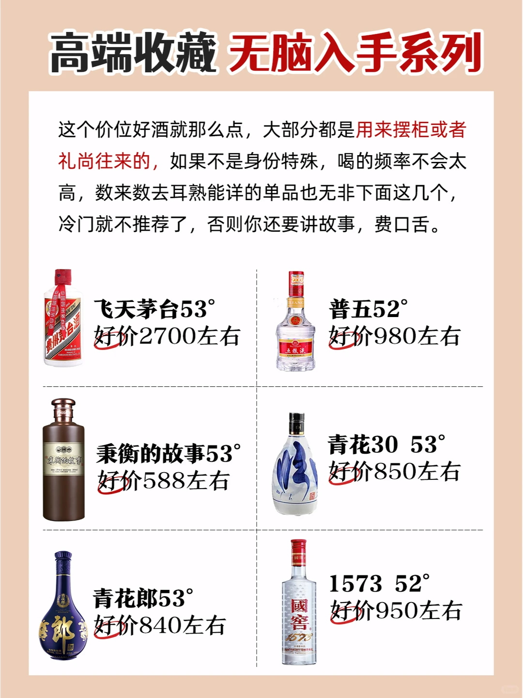 活了3百年才知?总有一天用得上白酒推荐