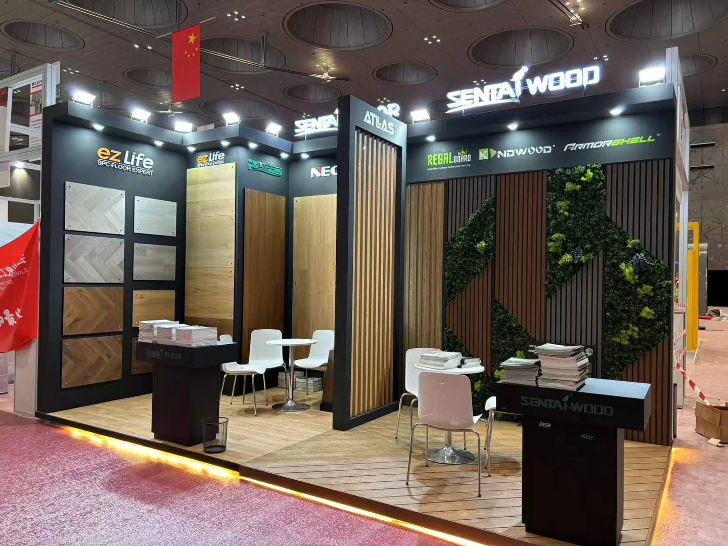 卡塔尔建材展现场直击！ 施工过程大公开