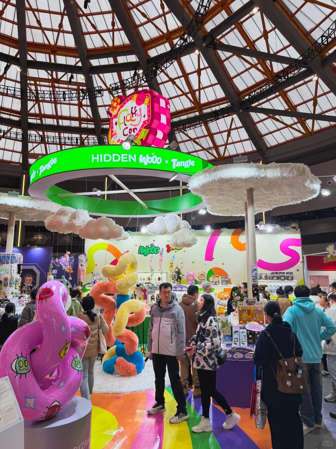 上海国际潮流毛绒展！可以盘的毛绒?