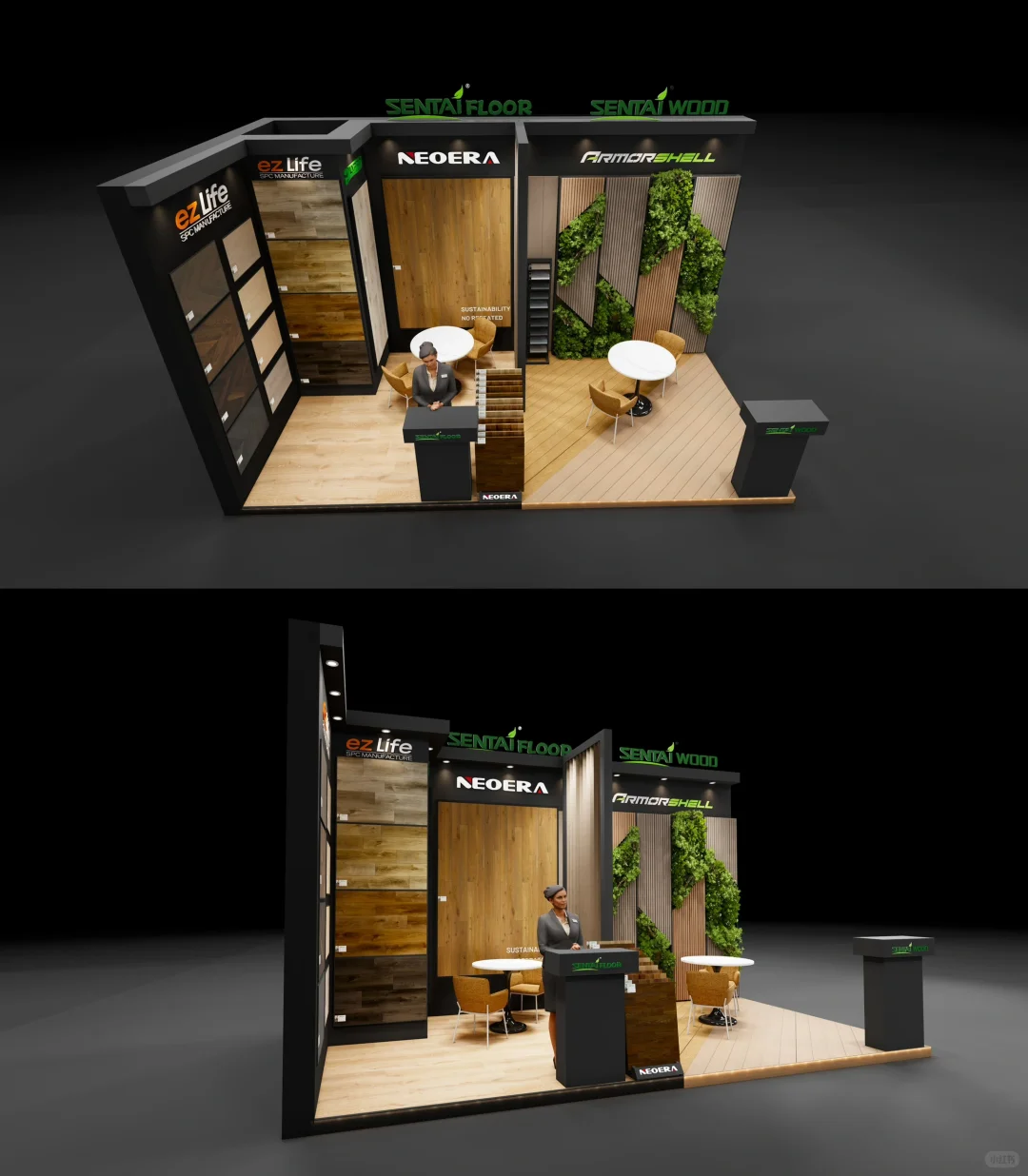 卡塔尔建材展现场直击！ 施工过程大公开