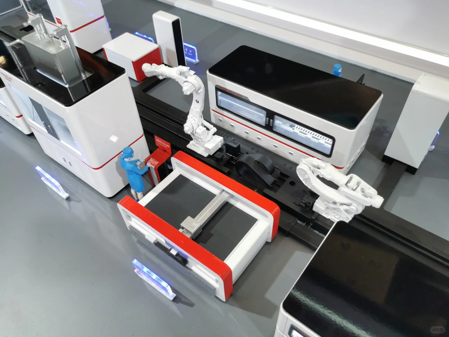 自动化产线工厂模型