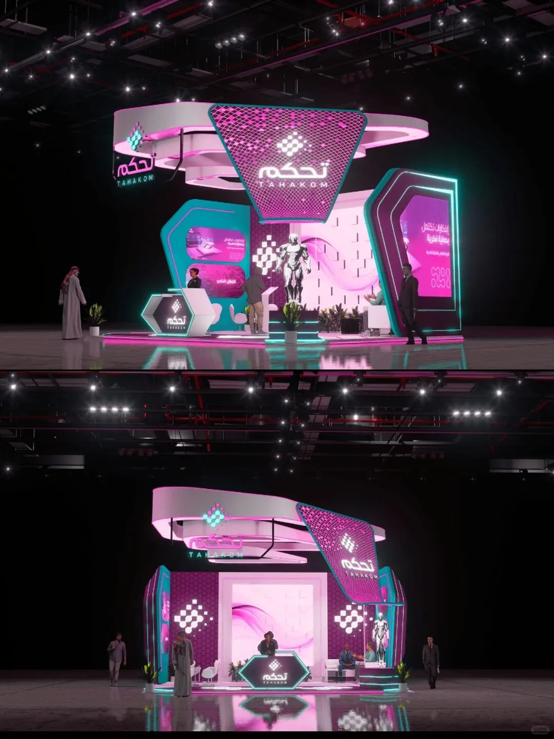 进博会展位搭建天花板‖上海美陈搭建工厂